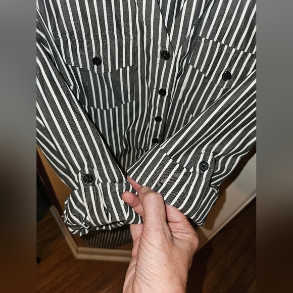 WESTPORT 1962 STRIPED BUTTON SHIRTDRESS SIZE S - Picture 4 of 7